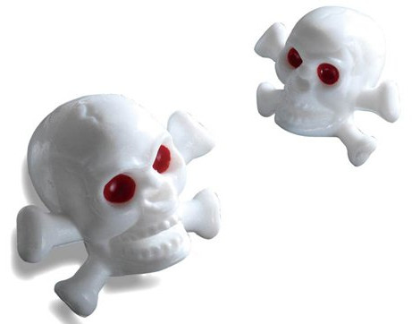 Nakrętka Nakrętki na Wentyl DA BOMB Skull AUTO