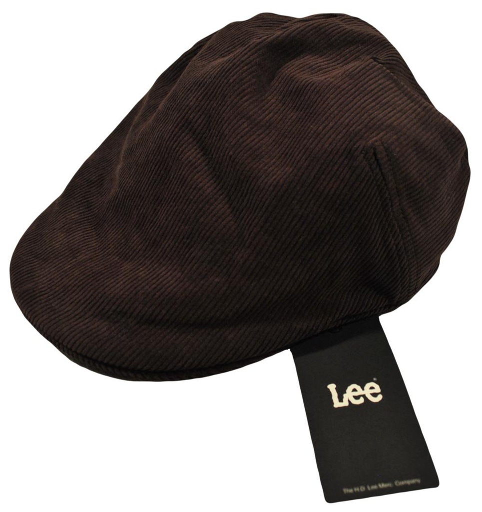 LEE czapka kaszkiet brown FLAT CAP _ REGULAR SIZE