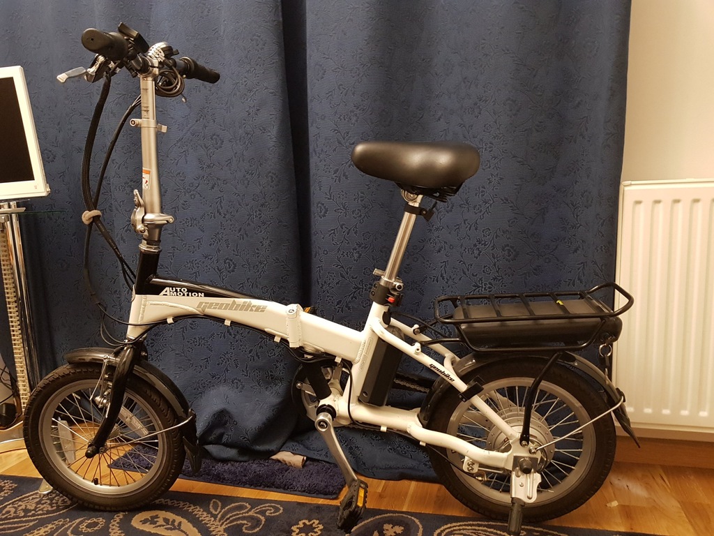 rower elektryczny składany geobike smart 16