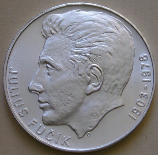 CSRS - 100 koron - 1978 - Julius Fucik - srebro