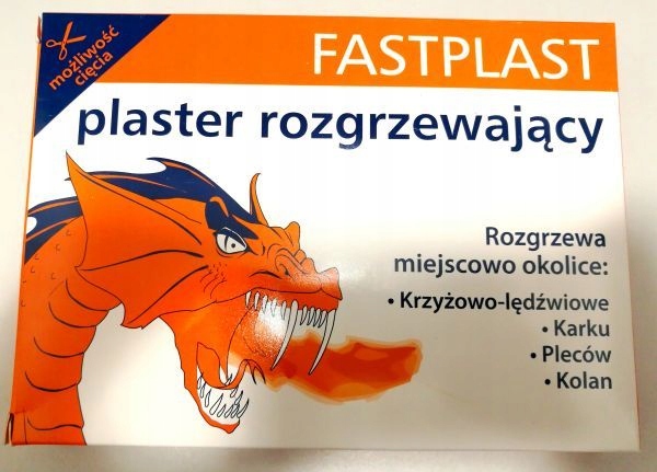 FASTPLAST Plaster rozgrzewający 50 sztuk