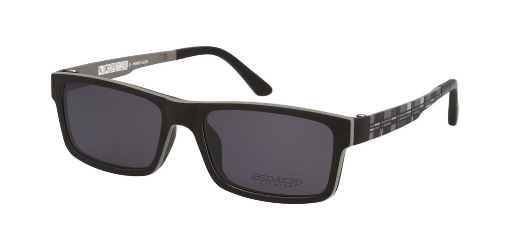 Clip-on Solano okulary z nakładkami CL 90004 K