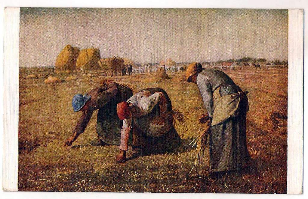 JEAN MILLET-KOBIETY ZBIERAJĄCE KŁOSY PARIS 1930
