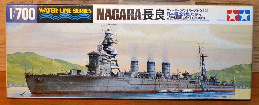 NAGARA , Krążownik japoński TAMIYA 1:700