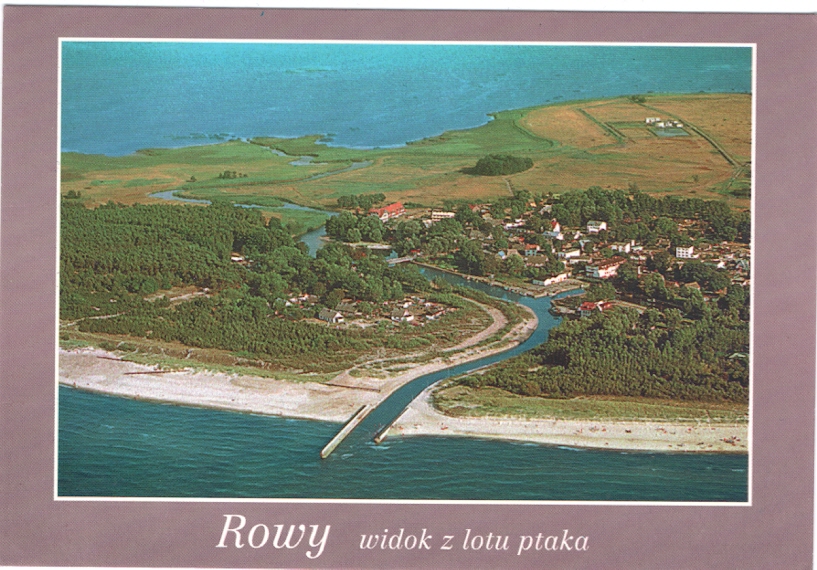 ROWY - WIDOK Z LOTU PTAKA + JEZIORO - 2000R
