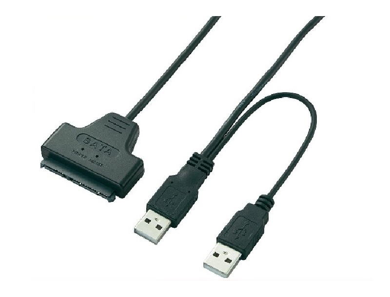 KABEL ADAPTER USB HDD 7+15 pin 2,5"