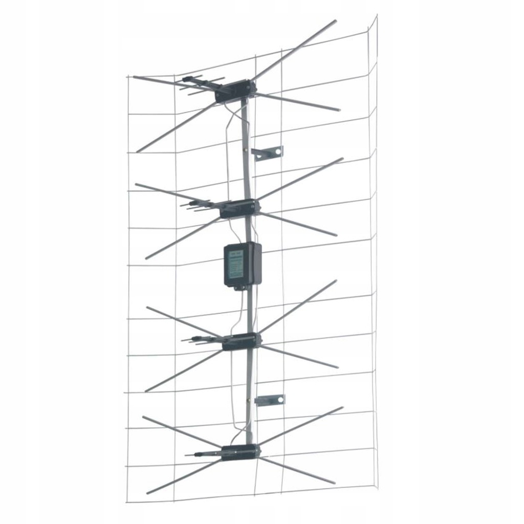 ANTENA SIATKOWA TV DVB-T + WZMACNIACZ TURBO