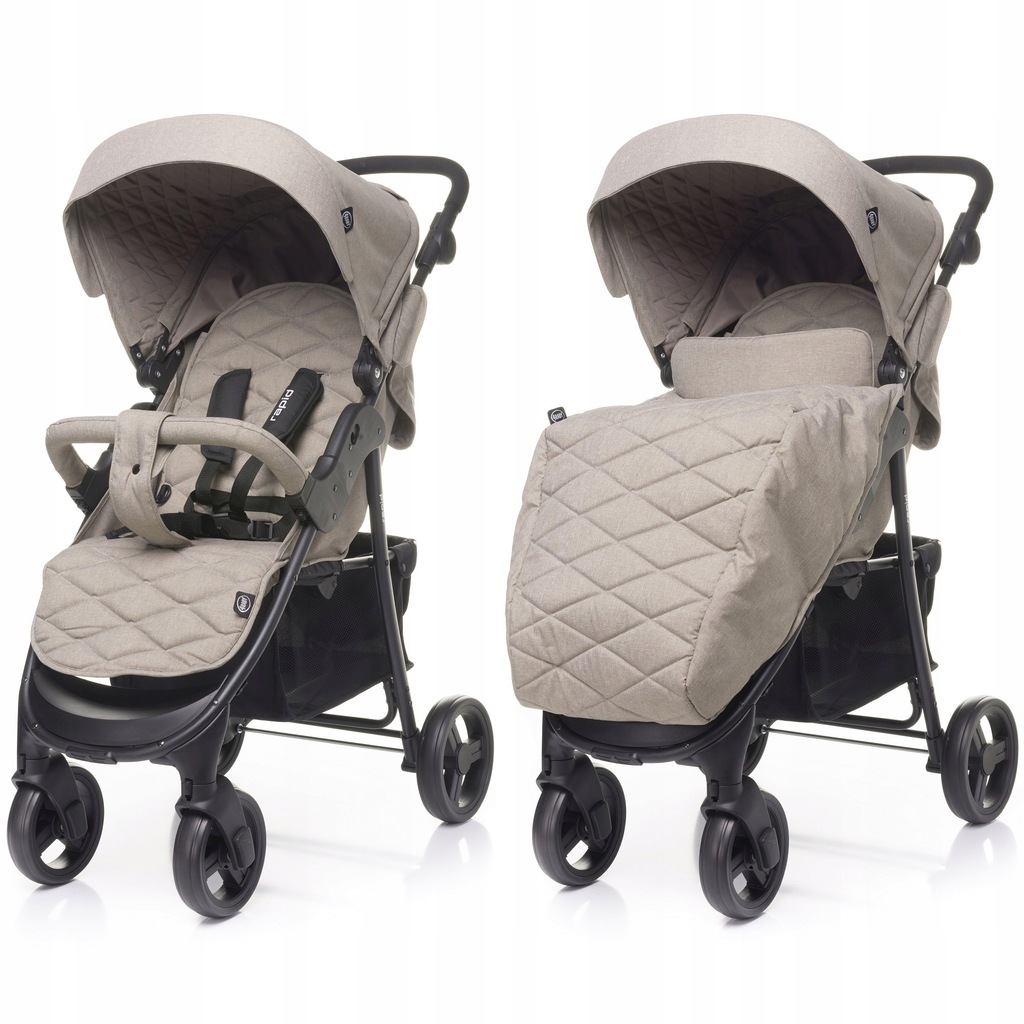 4BABY RAPID 2018 - WÓZEK SPACEROWY +OCIEPLACZ HIT! - 7387658982 ...