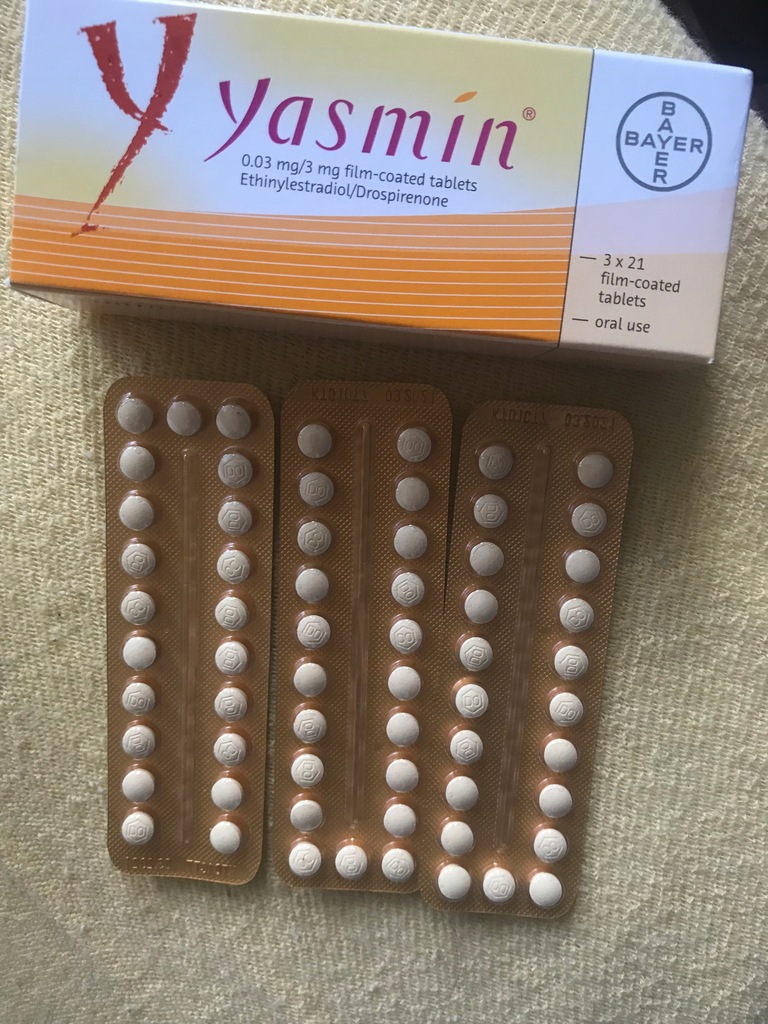 Tabletki antykoncepcyjne yasmin 3x 21