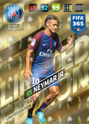 NEYMAR Limited Edition karta FIFA 365 2018 PSG