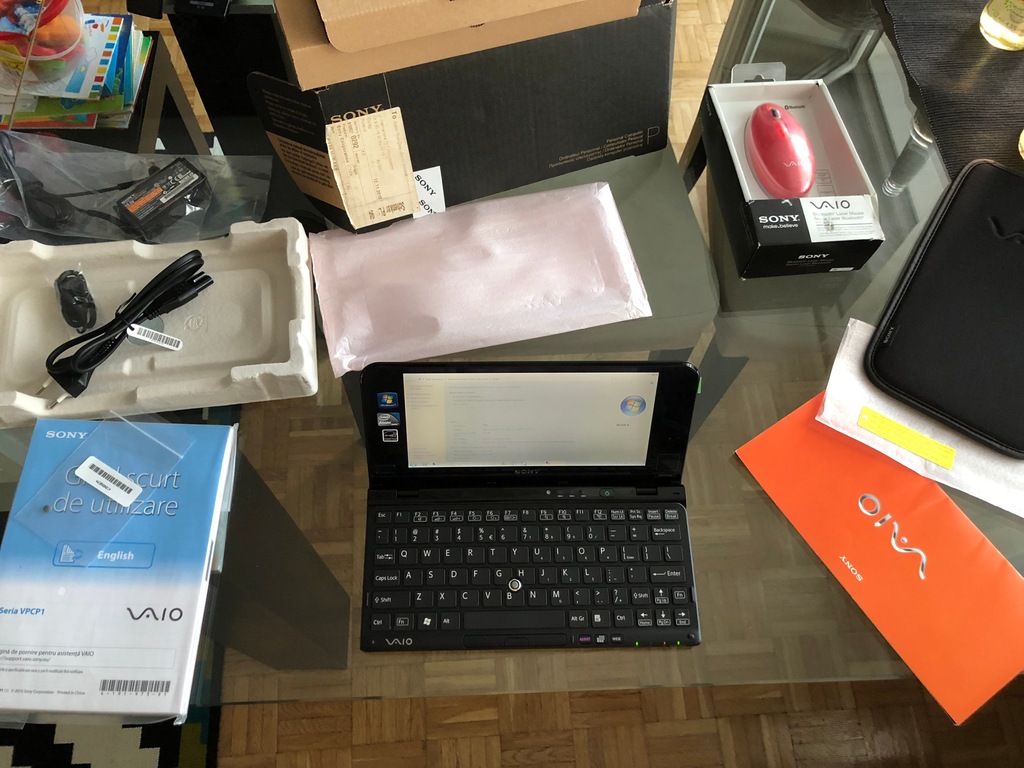 SONY VAIO P VPCP11S1E 8 CALI 64GB SSD 3G GPS ETUI