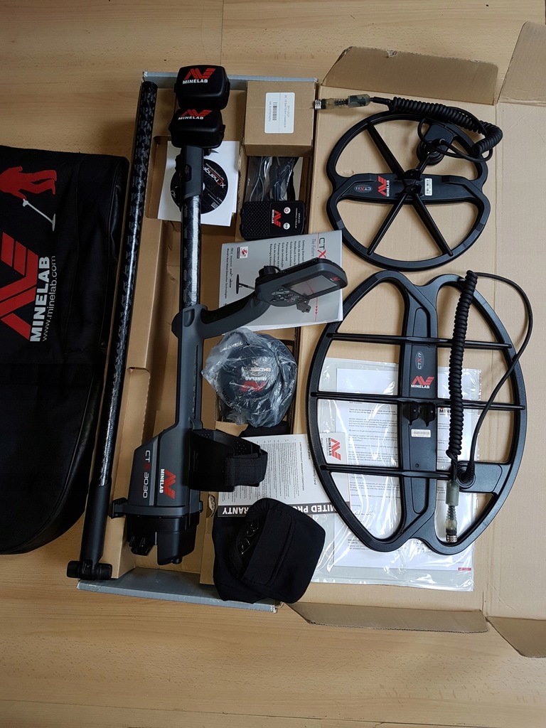 Wykrywacz Minelab Ctx 3030 jak NOWY 2 cewki Okazja