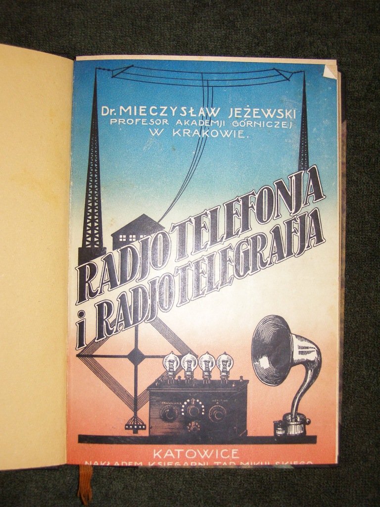 Jeżewski Radiotelefonia radiotelegrafia 1926 radio