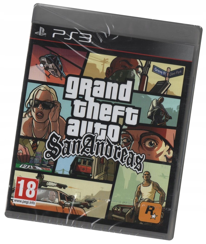 Gta Grand Theft Auto San Andreas Ps3 Nowa Z Plyta 7740050596 Oficjalne Archiwum Allegro