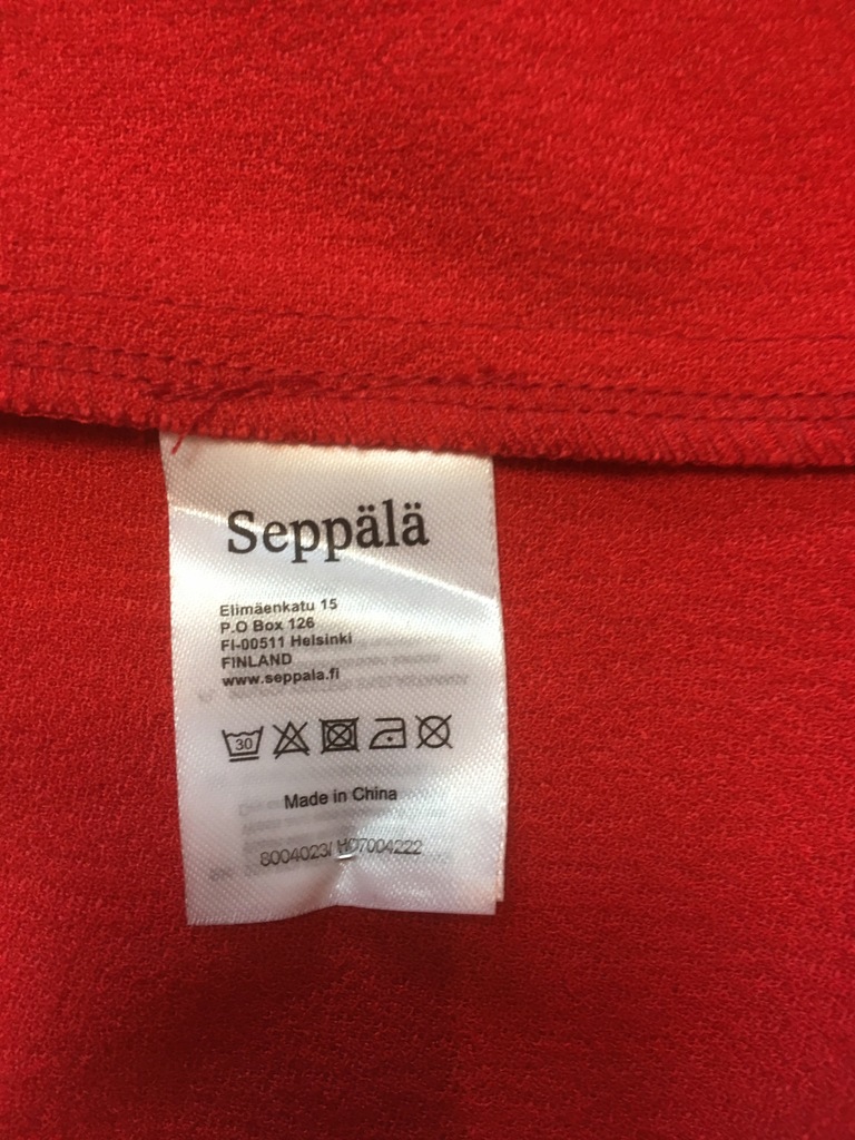 SEPPALA WOMAN, CZERWONA ELEGANCKA SUKIENKA, r. 40 - 7710176748 ...