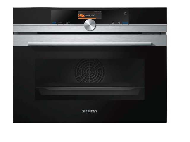 Czarny Piekarnik parowy SIEMENS CS636GBS1 iQ700