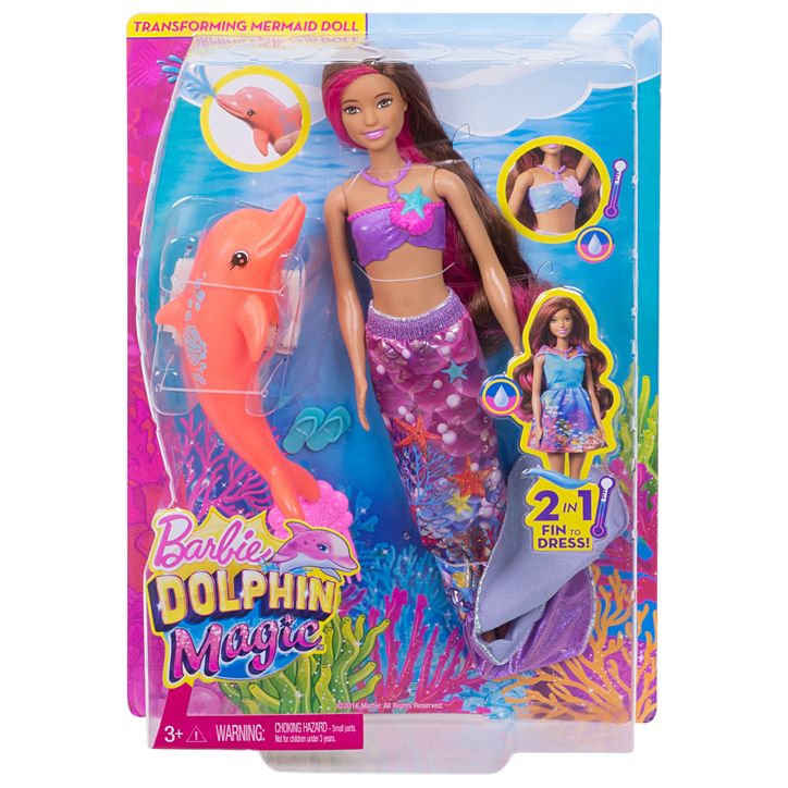 lalka Barbie Tajemnicza Syrenka Mattel FBD64