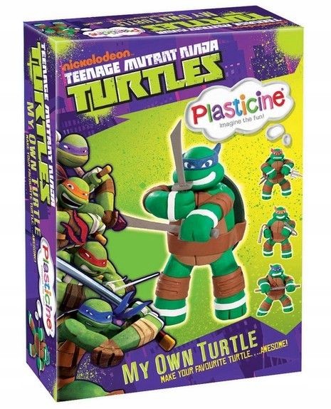 WOJOWNICZE ŻÓŁWIE NINJA ZRÓB FIGURKĘ Z PLASTELINY