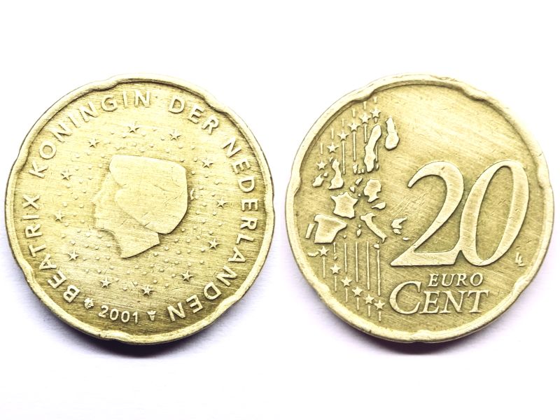 HOLANDIA  20 Eurocent 2001