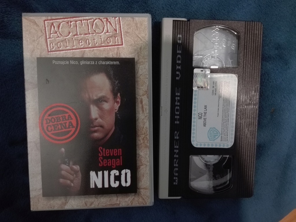 Nico Ponad Prawem VHS 1988 Steven Seagal lektor