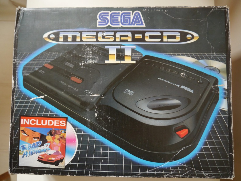 Sega Mega-CD II 2 ! Pudełko ! Instrukcje