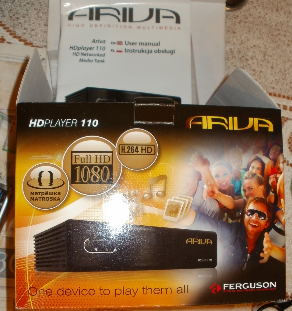 ARIVA  HD Player 110 odtwarzacz multimedialny