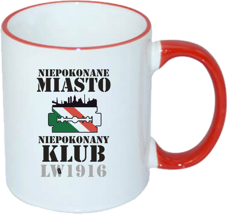kubek LEGIA WARSZAWA NIEPOKONANY KLUB + imię