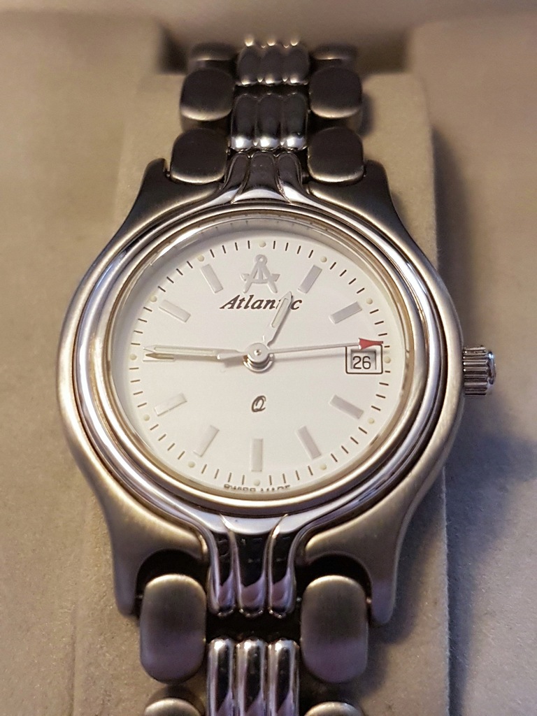 Atlantic - damski szwajcarski zegarek - jak nowy