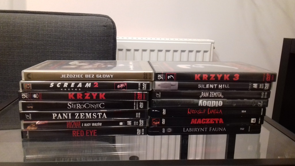 Filmy DVD (horrory i dreszczowce)