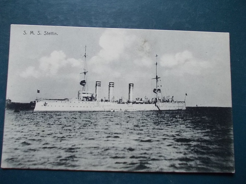 Szczecin Stettin okręt wojenny SMS Stettin