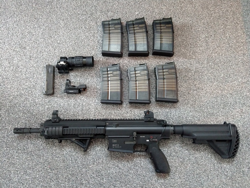 Sprzedam zestaw ASG HK417 D Umarex