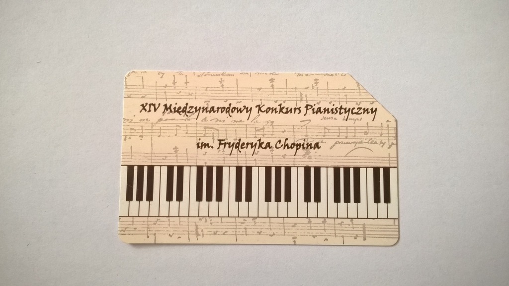 XIV MIĘDZYNARODOWY KONKURS PIANISTYCZNY IM. F. CH.