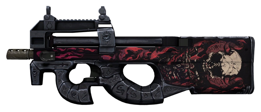 SKIN CS:GO P90 SHALLOW GRAVE FT 3/5 SKINY