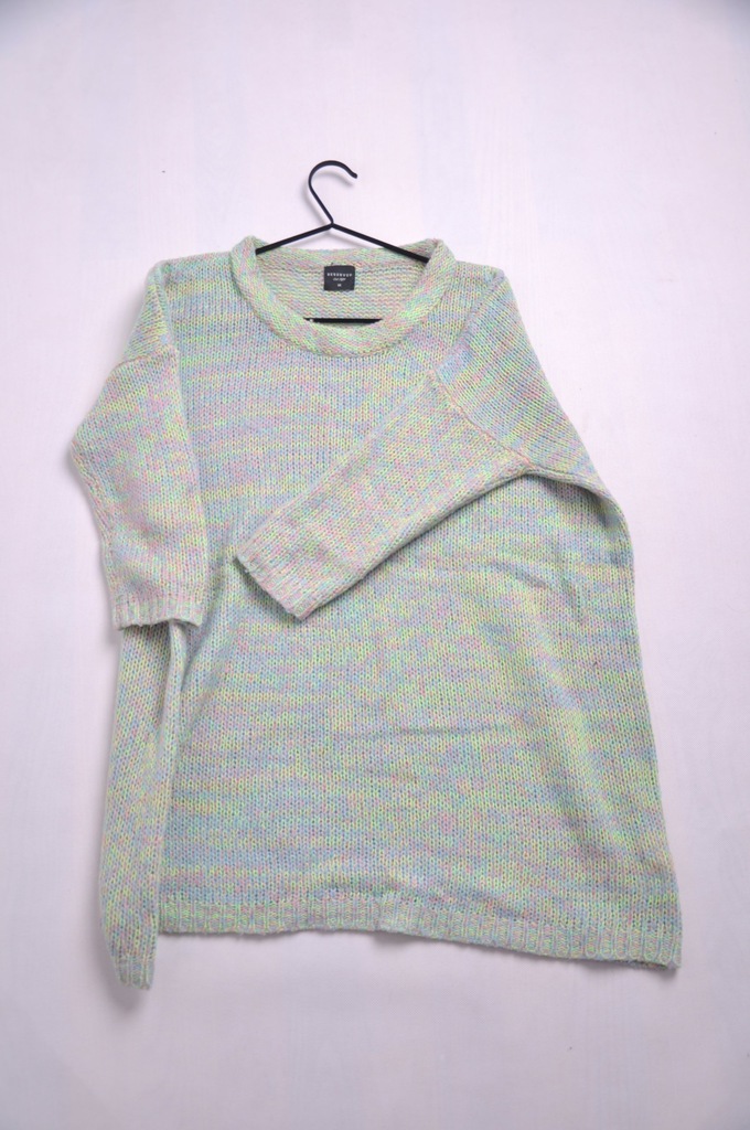 Reserved sweter damski długi ciepły kolorowy M