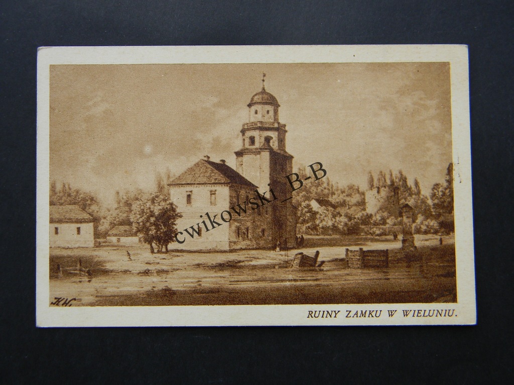 WIELUŃ RUINY ZAMKU W WIELUNIU