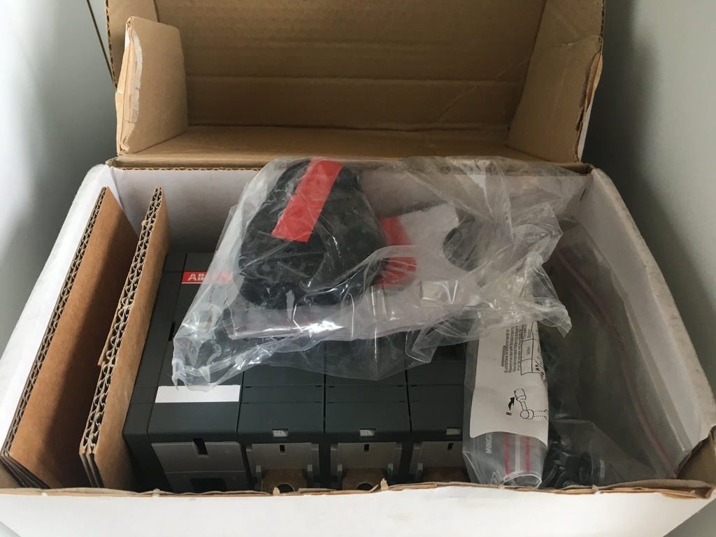 OT250E03CP Przełącznik Sieć-Agregat 250A ABB