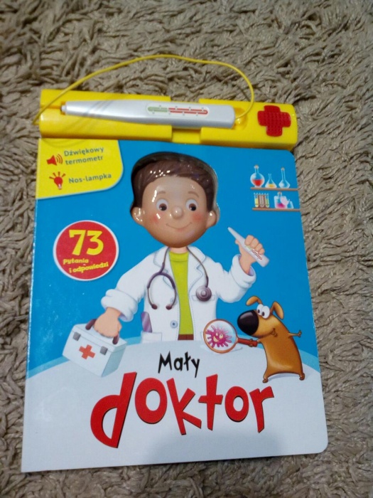 Mały doktor książka interaktywna zabawa nauka