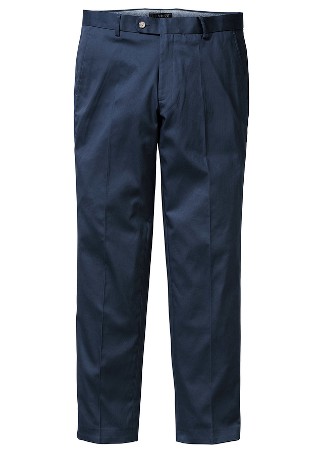 Spodnie bawełniane ze stretch niebieski 25 922534