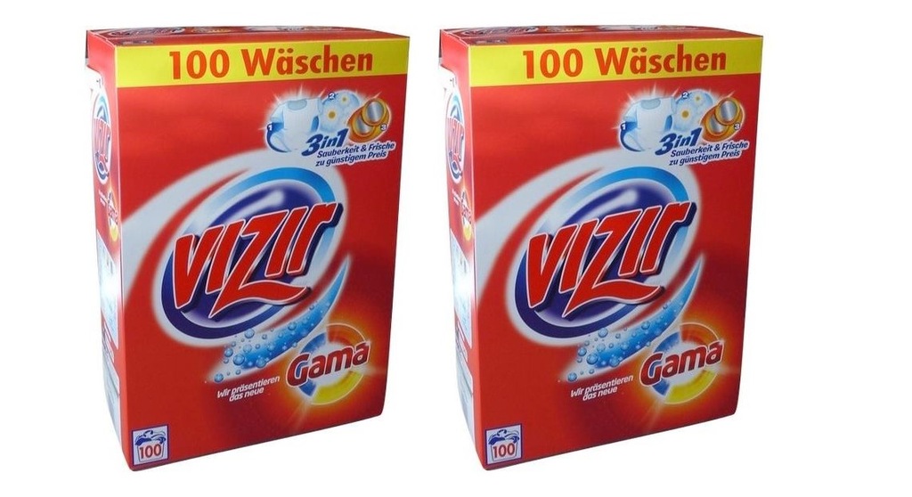 Vizir Proszek Do Prania 3w1 2 x 6,5KG Niemiecki