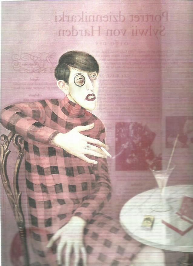 OTTO DIX PORTRET DZIENNIKARKI SYLVII VON HARDEN