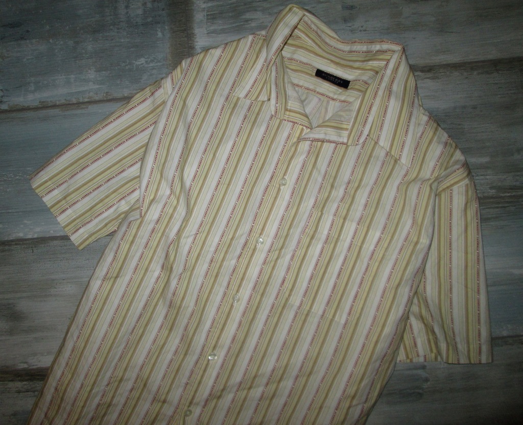 BURBERRY  logowana męska koszula  XL