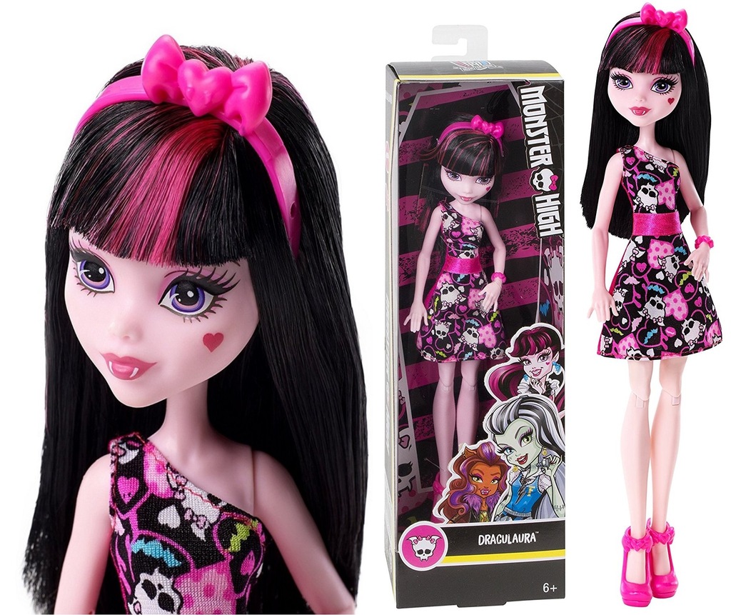 MONSTER HIGH Lalka DRACULAURA Straszyciółka DMD47