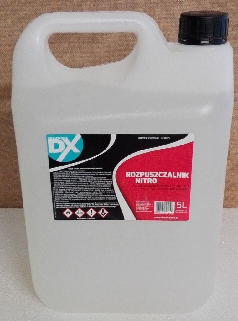 Rozpuszczalnik nitro 5L DX PROFESSIONAL SOLUTIONS