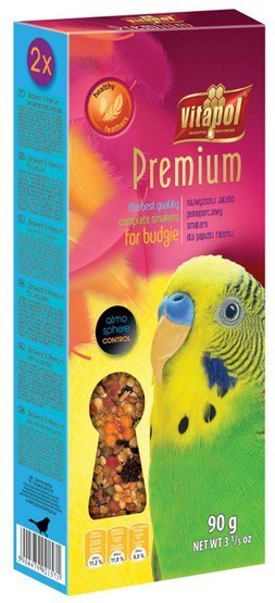 Vitapol Smakers Premium dla papugi falistej 2szt [