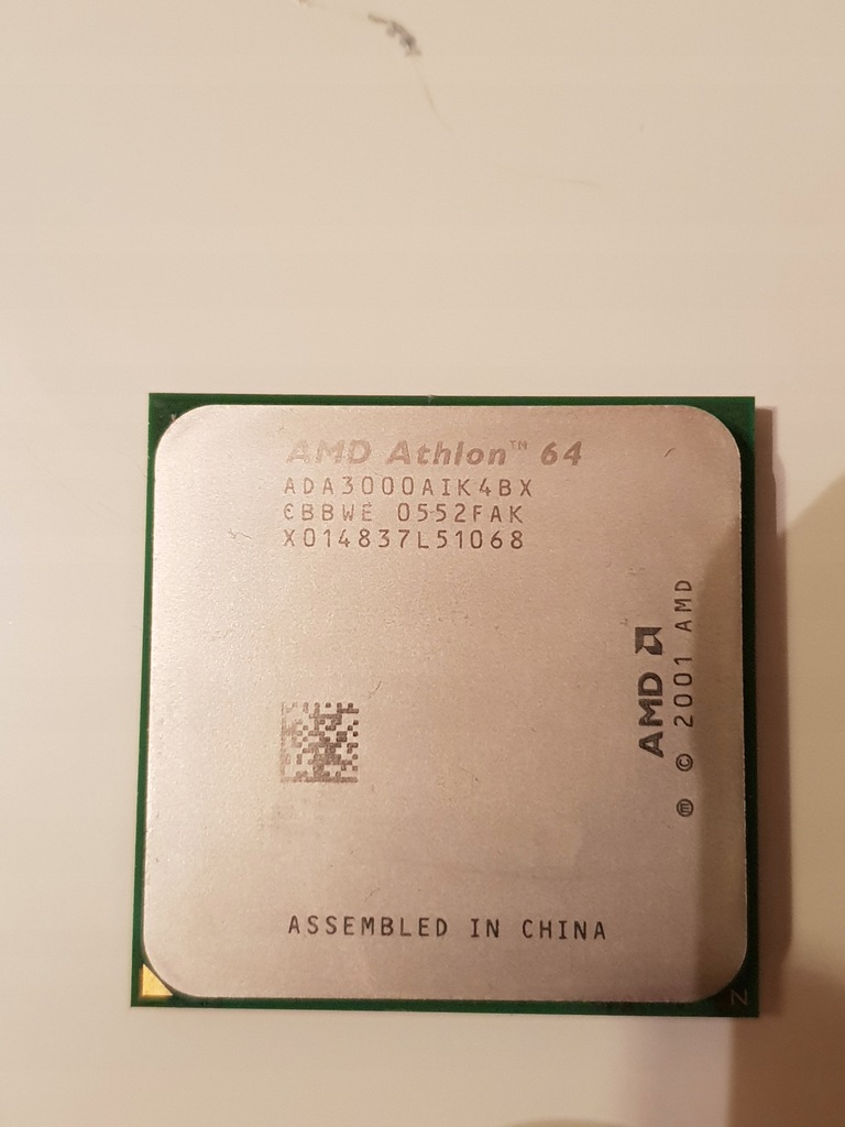 AMD Athlon 64 3000 ADA3000AIK4BX 7750995366 oficjalne