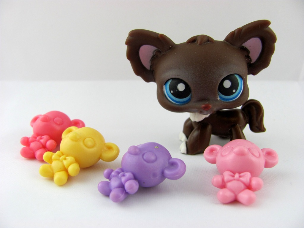 LPS pet shop dodatek miś dziecko misiek akcesoria