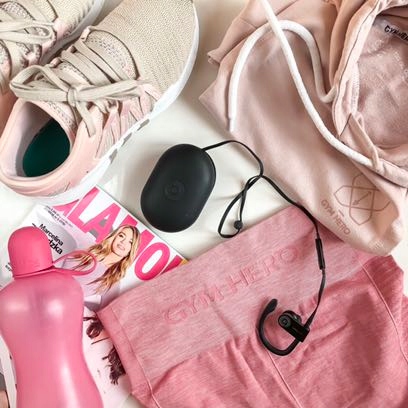 Legginsy GYM HERO Seamless Pink Powder rozm. S