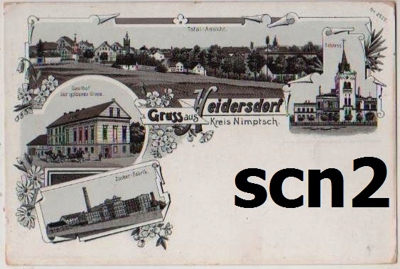 Łagiewniki - Gruss aus Heidersdorf Kr. Nimptsch
