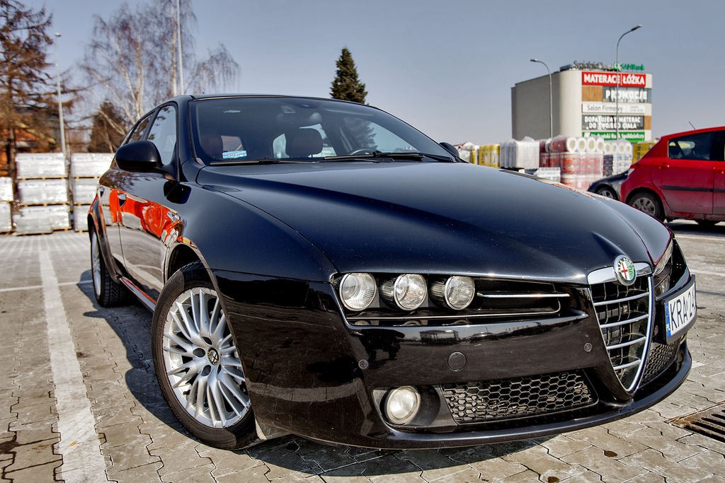 Alfa Romeo 159 2.0 JTDM 190KM, Czerwone skóry