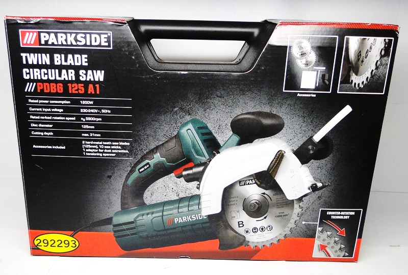 PIŁA DWUTARCZOWA PARKSIDE PDBG 125 A1